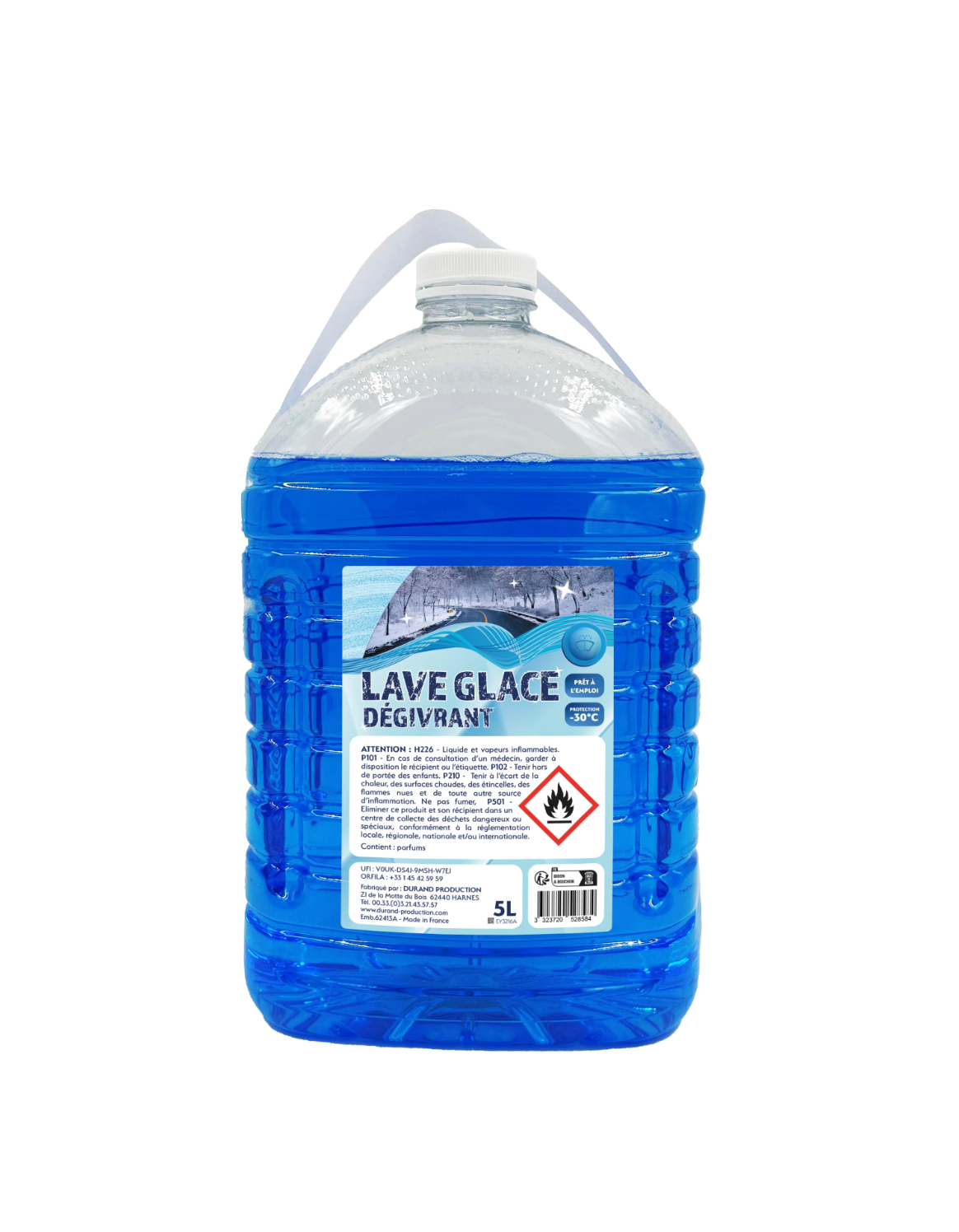 Liquide lave-glace toutes saisons